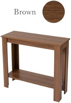 木製デスク　木製テーブル　サイドテーブル　コンソールテーブル Amazon｜コンソールテーブル コンソールデスク スリム 省スペース